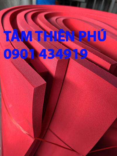 Mút xốp eva màu đỏ 20mm